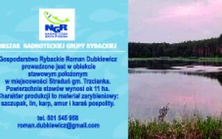 Gospodarstwa rybackie na obszarze NGR DUBKIEWICZ0372